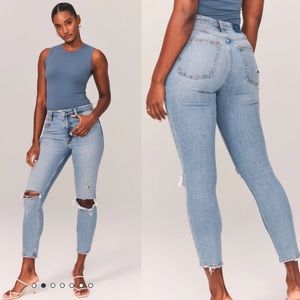 Abercrombie & Fitch Light Blue Women's Jeans